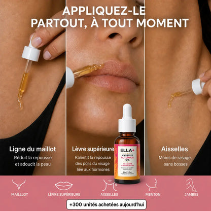 Rasez-vous 3× moins souvent — sans laser, sans rendez-vous.